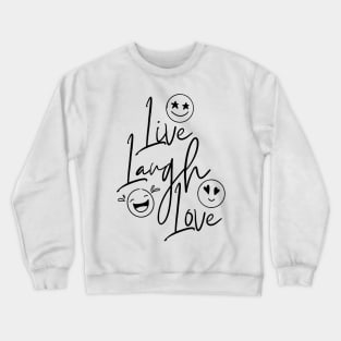 Opossum Live Laugh Love Crewneck Sweatshirt